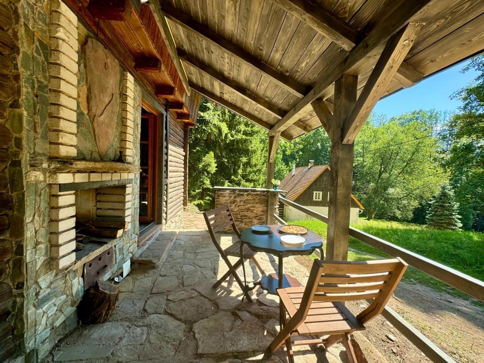 Srub V Bolkovskem Udoli Rudník Exterior foto