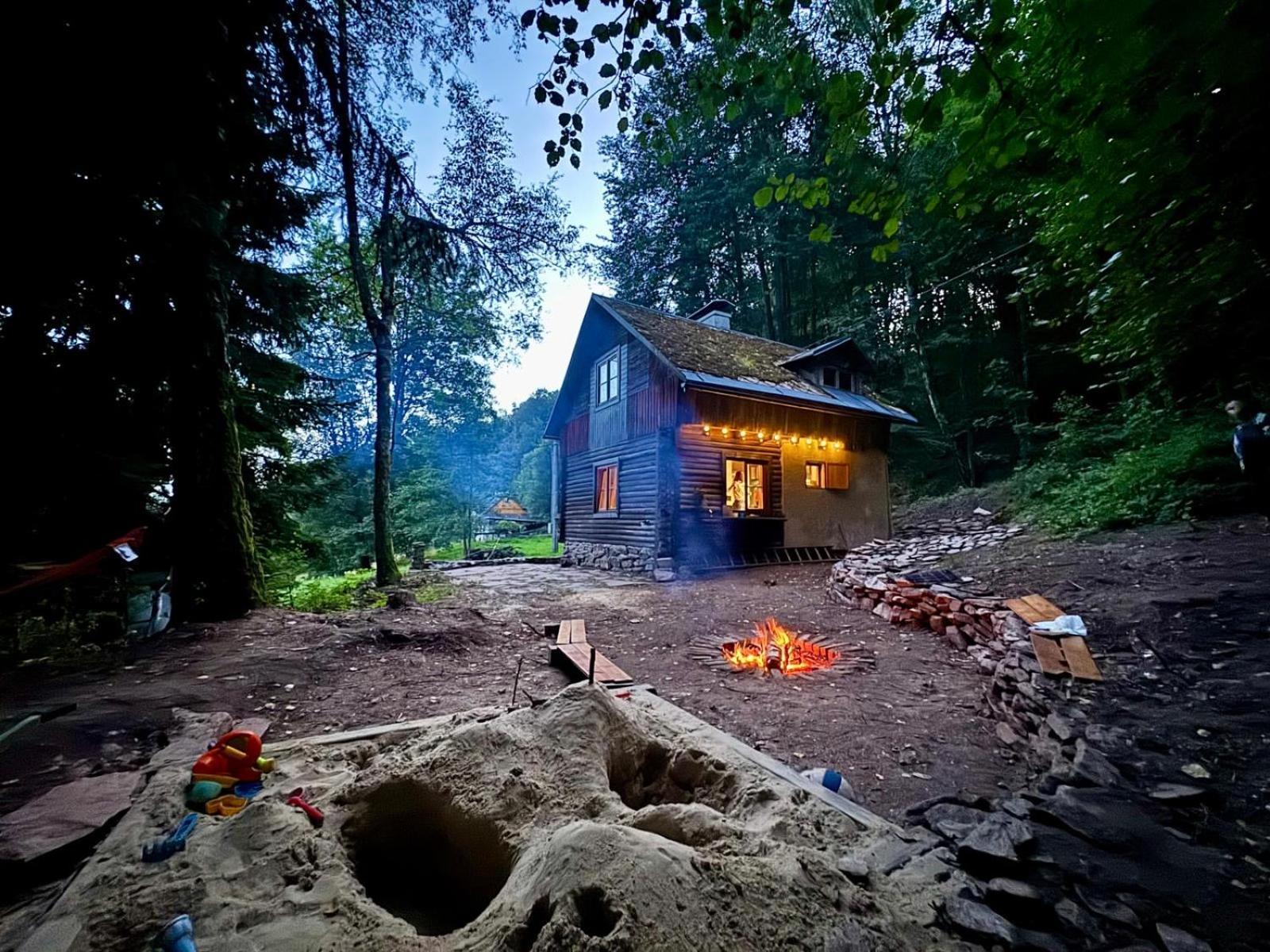 Srub V Bolkovskem Udoli Rudník Exterior foto