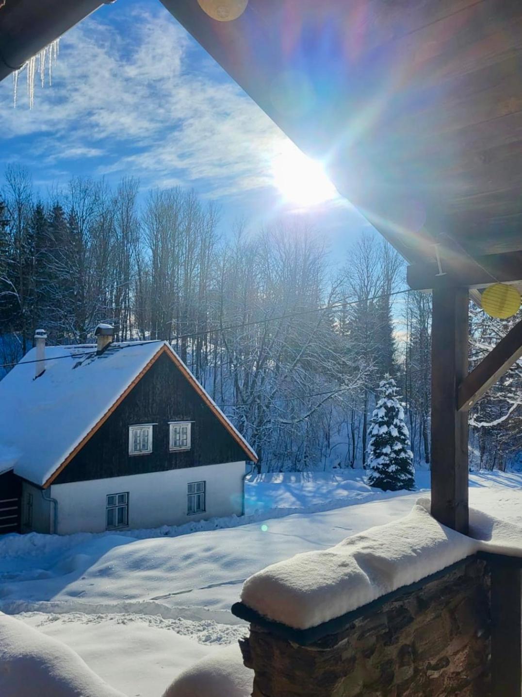 Srub V Bolkovskem Udoli Rudník Exterior foto